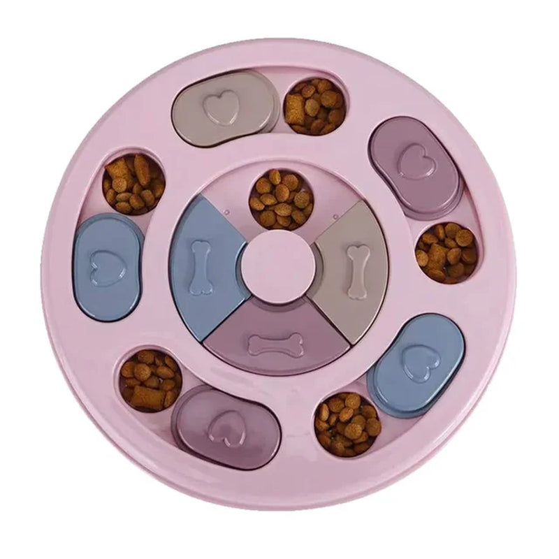 Dog Puzzle Toys Slow Feeder Interactive Increase IQ Food Dispenser Non-Slip Slowly Eating Bowl Cat Dogs Food Games