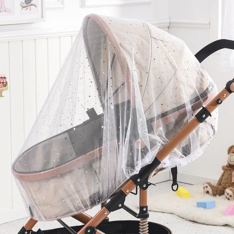 Universal Pram Net Baby Sunshades Mosquito Net Buggys Insect Net Fly Net Protection Cover for Stroller Pushchair