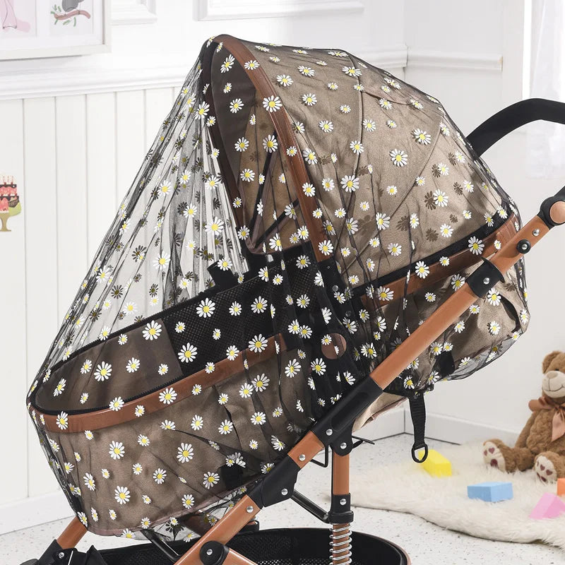 Universal Pram Net Baby Sunshades Mosquito Net Buggys Insect Net Fly Net Protection Cover for Stroller Pushchair