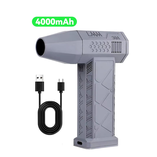 130,000RPM Air Blower Turbo Jet Fan Electric Power Display Handheld Mini Dust Cleaner High Speed Duster Gun Cleaning Tool