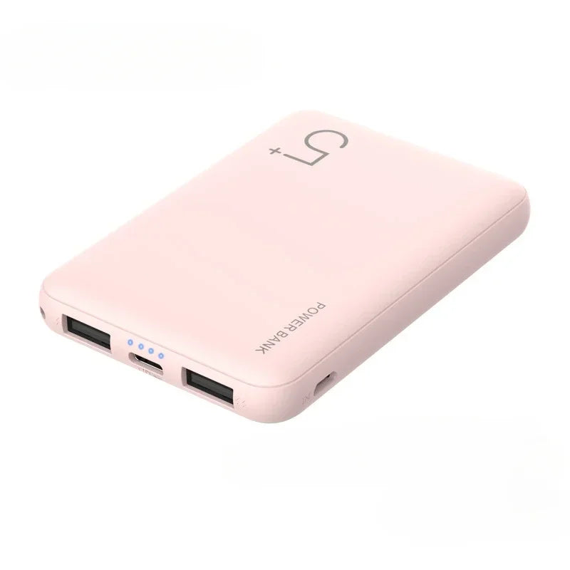 Power Bank 5000 MAH Mini Powerbank Portable 2.1A Fast Charger Powerbank External Battery Charger for Smart Mobile Phone