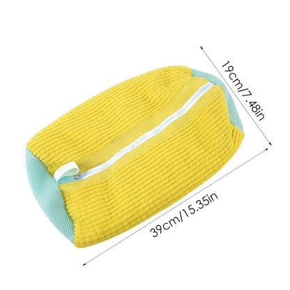 Wash Bag Padded Net Laundry Shoes Protector Fluffy Fibers Polyester Washing Shoes Machine Friendly Laundry Bag Drying Bags