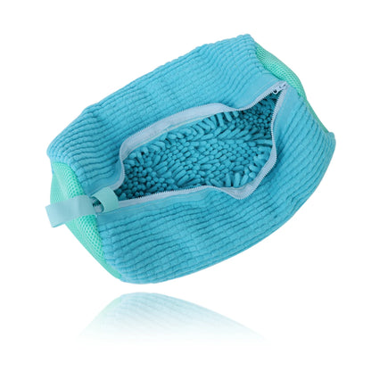 Wash Bag Padded Net Laundry Shoes Protector Fluffy Fibers Polyester Washing Shoes Machine Friendly Laundry Bag Drying Bags