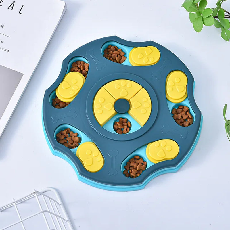 Dog Puzzle Toys Slow Feeder Interactive Increase IQ Food Dispenser Non-Slip Slowly Eating Bowl Cat Dogs Food Games